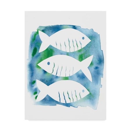 Summer Tali Hilty 'Fishes' Canvas Art,35x47